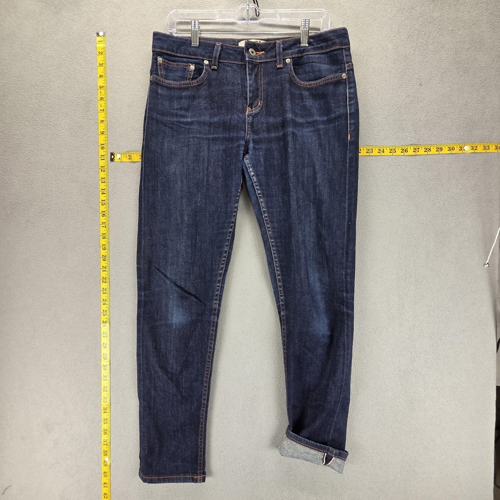 Naked & Famous Jeans Womens 29 Blue Selvedge The Boyfriend 11oz Stretch